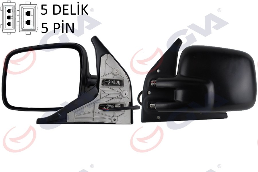 Volkswagen Transporter T4 Sol Dış Dikiz Aynası Elektrikli Isıtmalı Konveks GVA