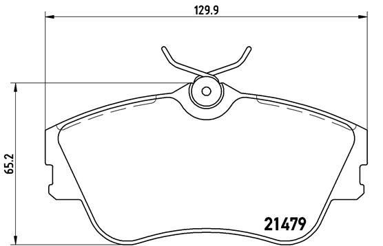 Volkswagen Transporter T4 Ön Balata BREMBO