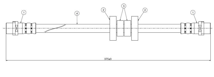 Volkswagen Transporter T4 Ön Fren Hortumu CAVO