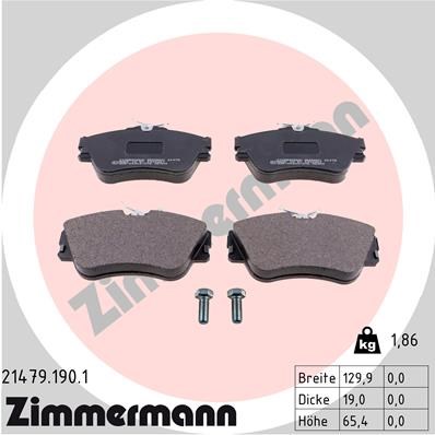 Volkswagen Transporter T4 Ön Balata ZIMMERMANN
