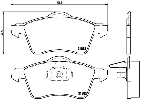 Volkswagen Transporter T4 Ön Balata BREMBO