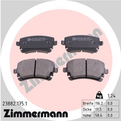 Volkswagen Transporter T5 Arka Balata Fişsiz ZIMMERMANN