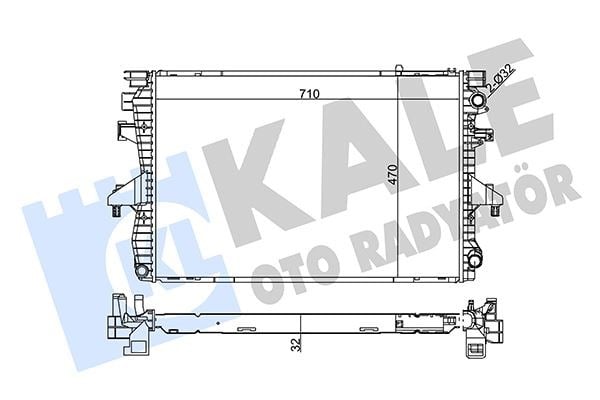 Volkswagen Transporter T5 Radyatör KALE-RADYATOR