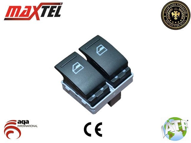 Volkswagen Transporter T5 T6 Sol Çiftli Cam Kaldırma Anahtarı MAXTEL
