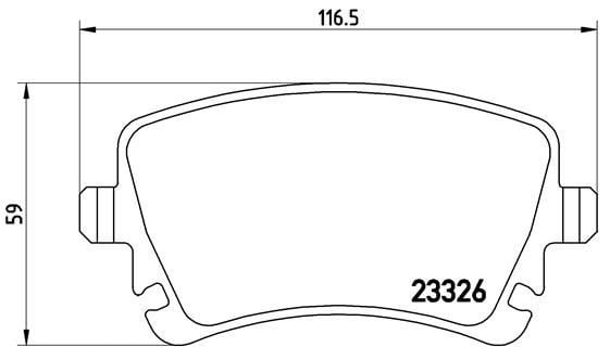Volkswagen Transporter T5 Arka Balata Fişli BREMBO