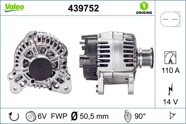 Volkswagen Transporter T5 Crafter Amarok Alternatör VALEO