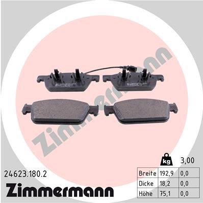 Volkswagen Transporter T6 Ön Fren Balatası ZIMMERMANN