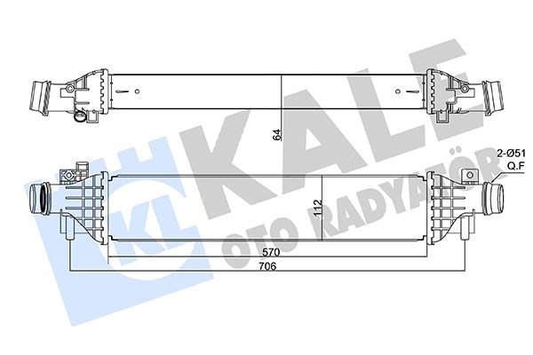 Chevrolet Trax İntercooler KALE-RADYATOR