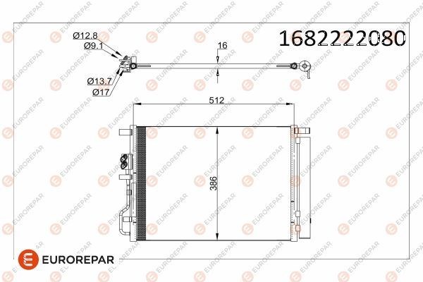 Hyundai Tucson Klima Radyatörü Kondenser EUROREPAR