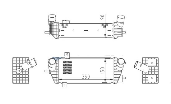 Hyundai Tucson Intercooler 1.6 CRDi RADISEN
