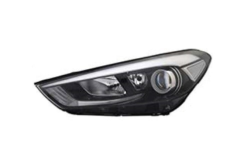 Hyundai Tucson Ön Far Elektrik Motorlu Gündüz LED'li Statik Köşe Sol 2014- TYC