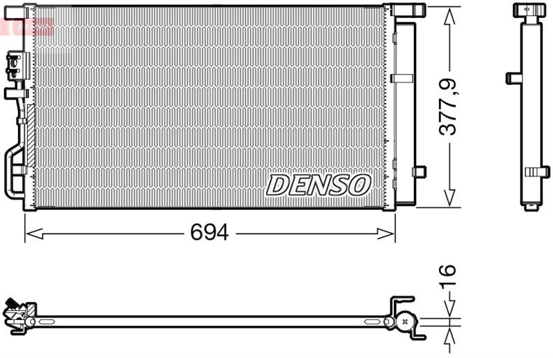 Hyundai Tucson Klima Radyatörü Kondenser DENSO