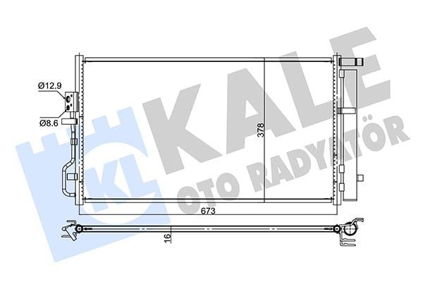 Hyundai Tucson Kia Sportage Kondenser KALE-RADYATOR