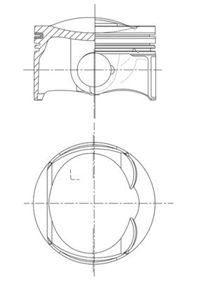 Motor Piston Komple MAHLE