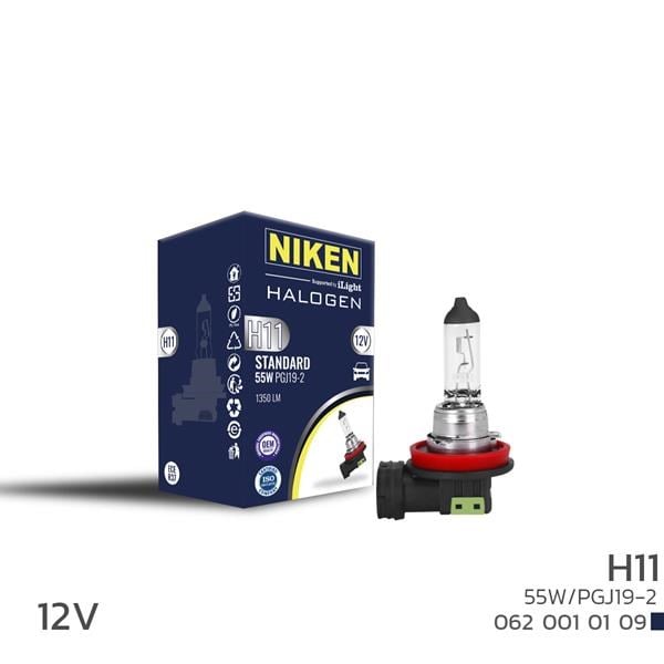 Niken H11 55W Halojen Ampul PGJ19-2 12V NIKEN