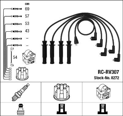 Rover 820Si Bujİ Kablosu [93-99] NGK