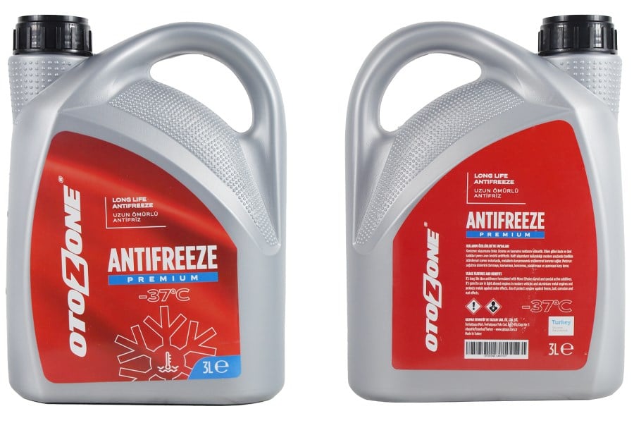 Antifiriz 3 LT -37 C Kırmızı Long Life Organik OTOZONE