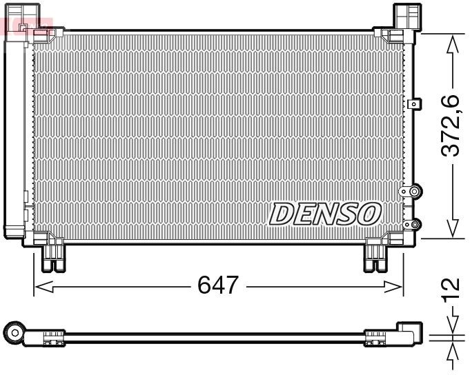 Lexus IS III Klima Radyatörü Kondenser DENSO