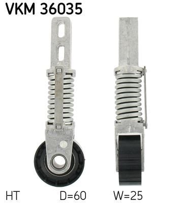 Gergi Rulmanı VKM 36035 SKF