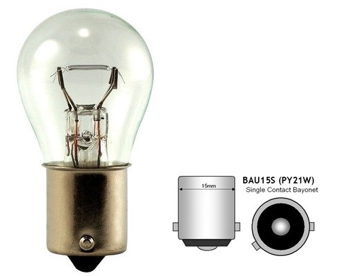 S25 BAU15S Çapraz Ampul 12V 21W FORZA