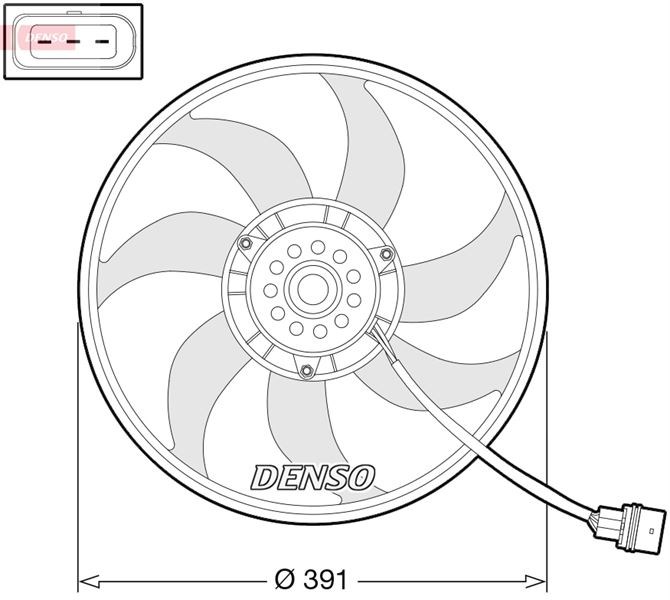 Motor Soğutma Fanı DENSO