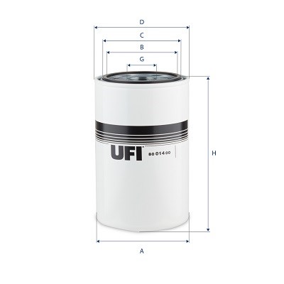 Benati Yağ Filtresi Spin-On UFI