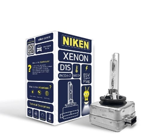 D1S Xenon Far Ampulü 85V 35W PK32d-2 6000K NIKEN
