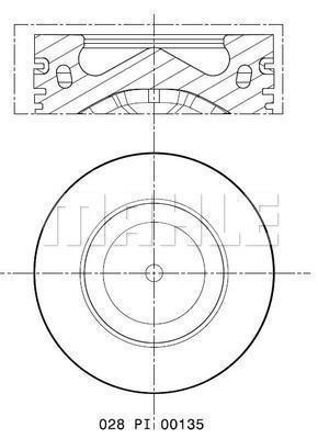 Komple Piston MAHLE