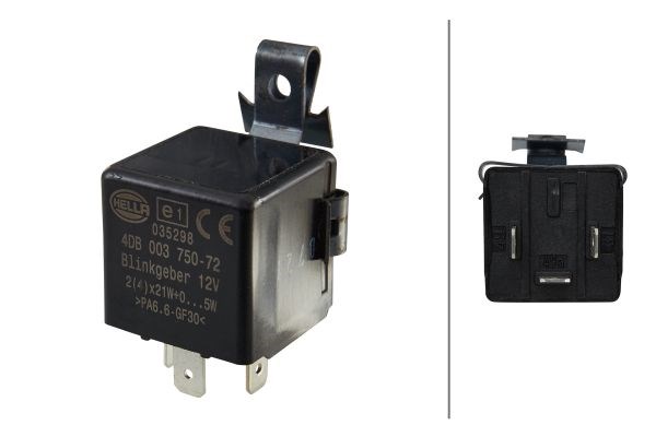 Flaşör Ünitesi Elektronik 3-Kutuplu Universal HELLA