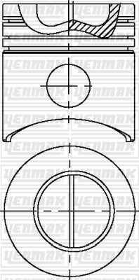 John Deere 276 CID 4.5L 4045H/4045T/4276T Turbo Dizel Piston Segman Q106.5mm STD YENMAK