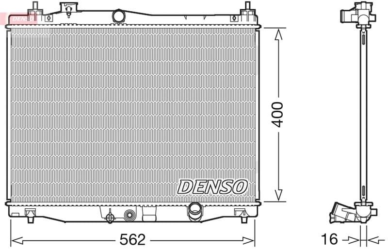 Motor Su Radyatörü DENSO