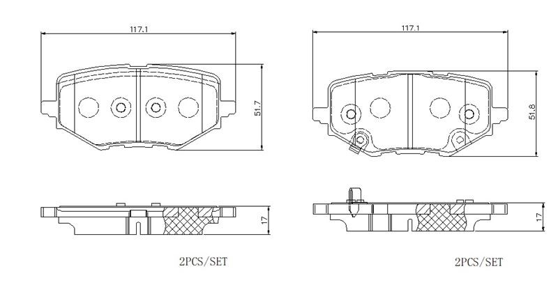Xpeng P7 Fren Balata Takımı BREMBO