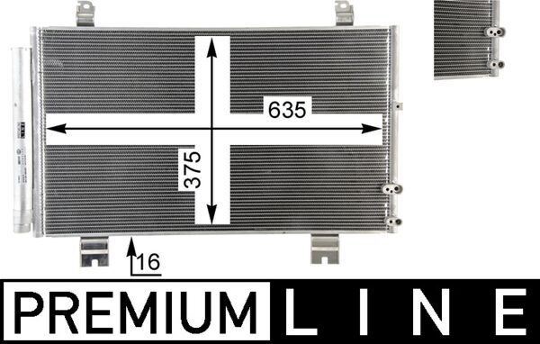 Lexus GS250 GS450H Klima Radyatörü MAHLE