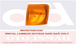 Sinyal Lambası Duysuz Sarı Sağ MARS-