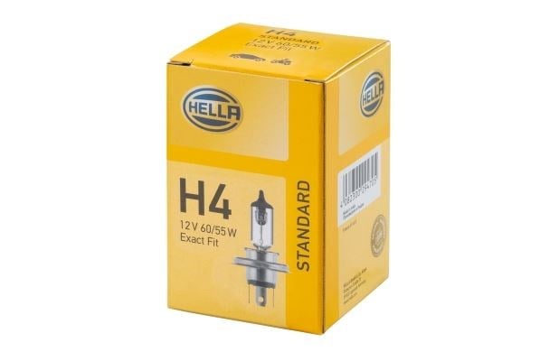 Ampul Sis Farı 12V 60 55W H4 Halojen P43T 38 HELLA