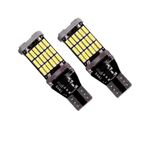 T16 12V 45 LED'li 5050 Canbus SMD Beyaz Yeni Ürün FORZA