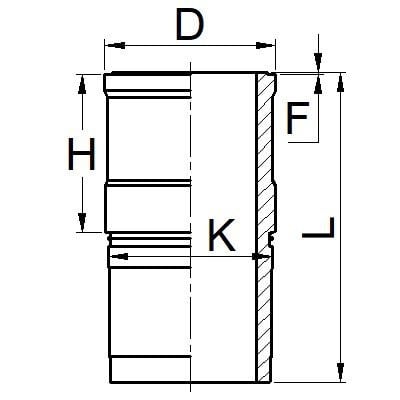 Cummins 6CTAA 8.3 Gömlek Q114.0MM 120 Yeni Model Kısa Tip YENMAK