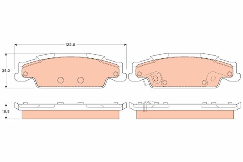 Cadillac CTS Arka Disk Balata TRW