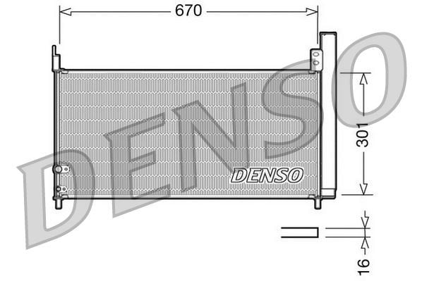 Lexus CT Klima Radyatörü Kondenseri DENSO