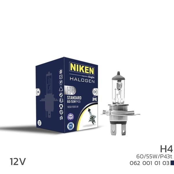 Niken H4 60W/55W Halojen Ampul P43t 12V NIKEN