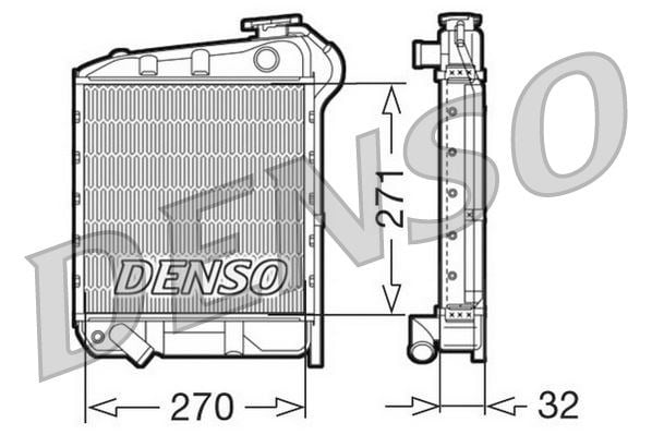 Motor Soğutma Radyatörü DENSO