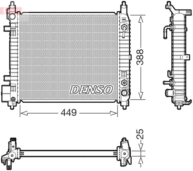 Motor Su Radyatörü DENSO
