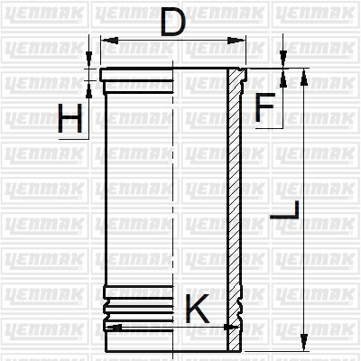 UTB Universal U 50 Gömlek Q108.0MM STD YENMAK