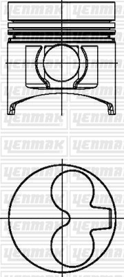 Perkins Piston Segman Q84.5mm 050 YENMAK