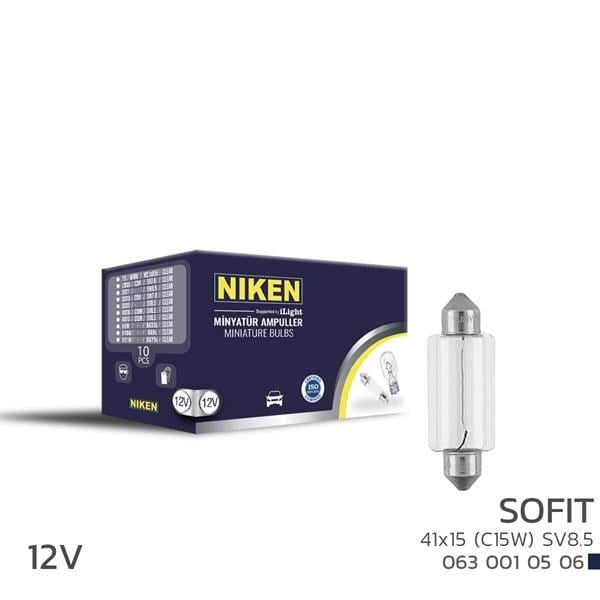 Sofit Ampul 15W 41X15 12V NIKEN