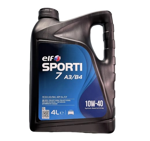 Motor Yağı Elf Sporti 7 A3/B4 10W40 4 Litre ELF