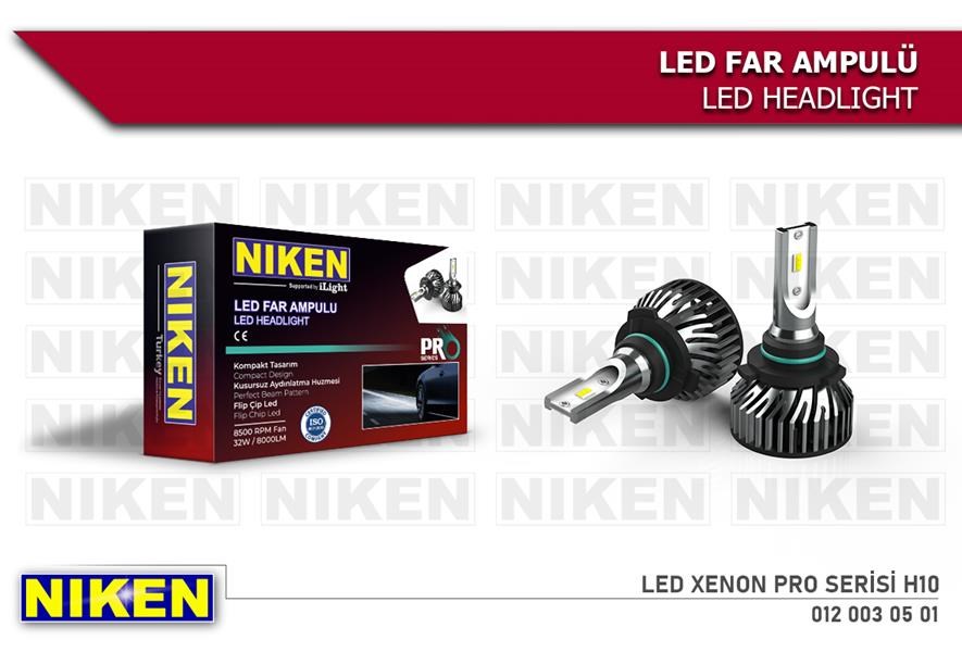 Ampül LED Xenon Pro Serisi H10 NIKEN