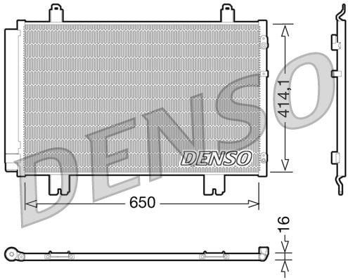 Lexus LS Klima Radyatörü Kondenseri DENSO