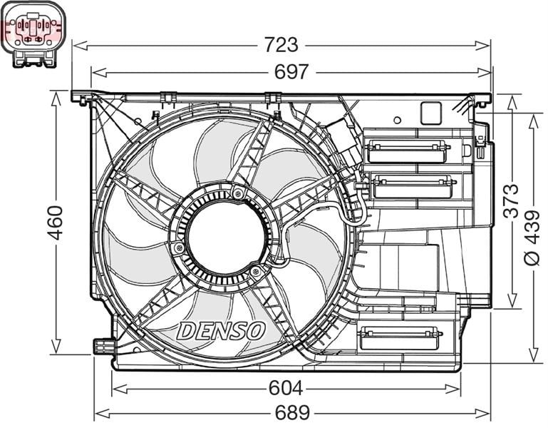 Motor Soğutma Fanı DENSO