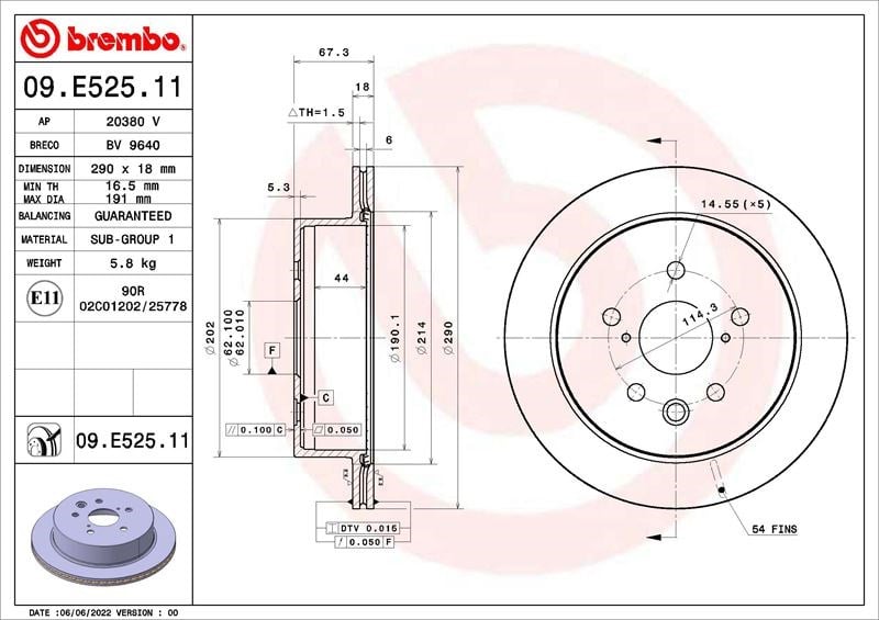 Lexus IS III Fren Diski BREMBO